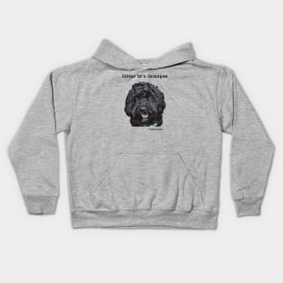 Cockapoo Dog Sister Kids Hoodie